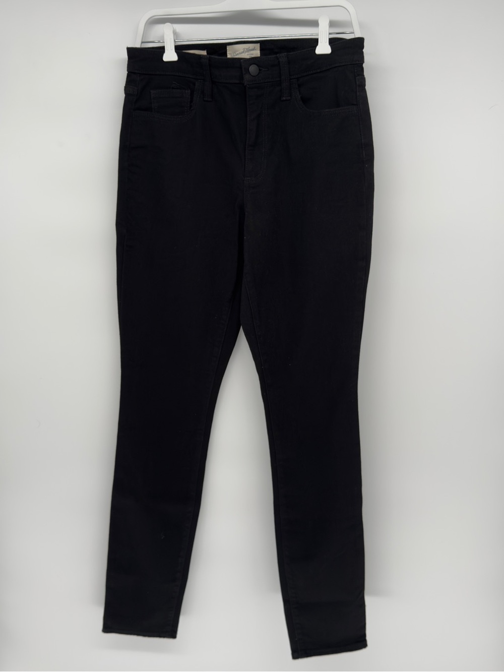 Universal Thread High Rise Skinny Jeans Size 10/30 Long Black Stretch Denim